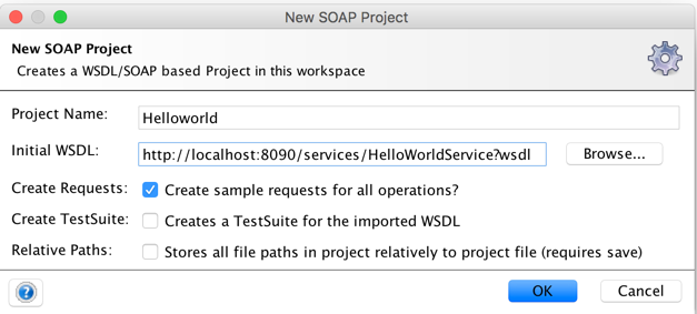 SOAPUI SOAP Project